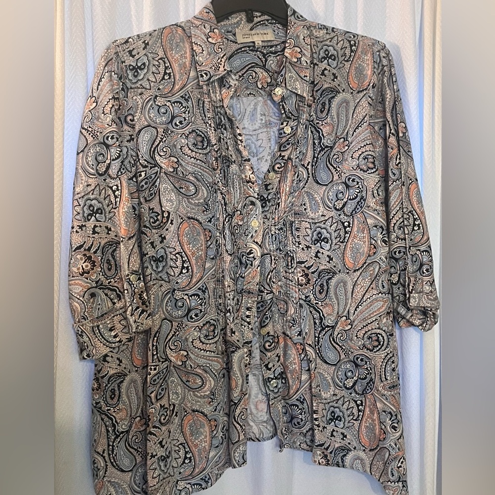 Jones New York Linen Shirt/Jacket
